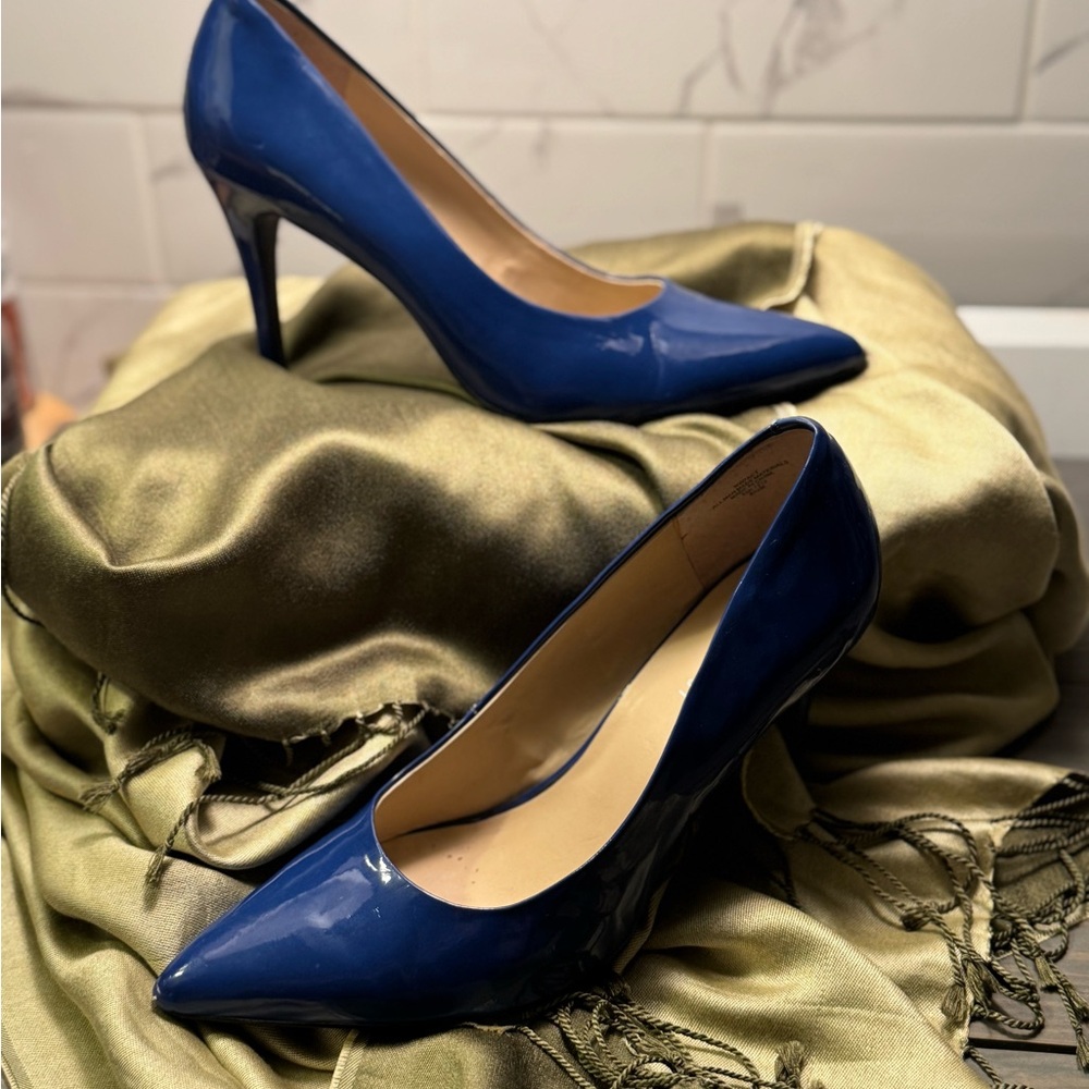 Elegant Blue Women's Heels